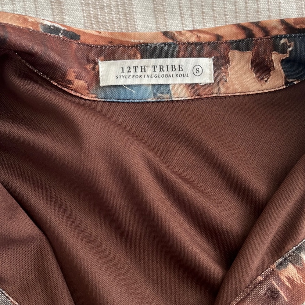 12th tribe brown dress